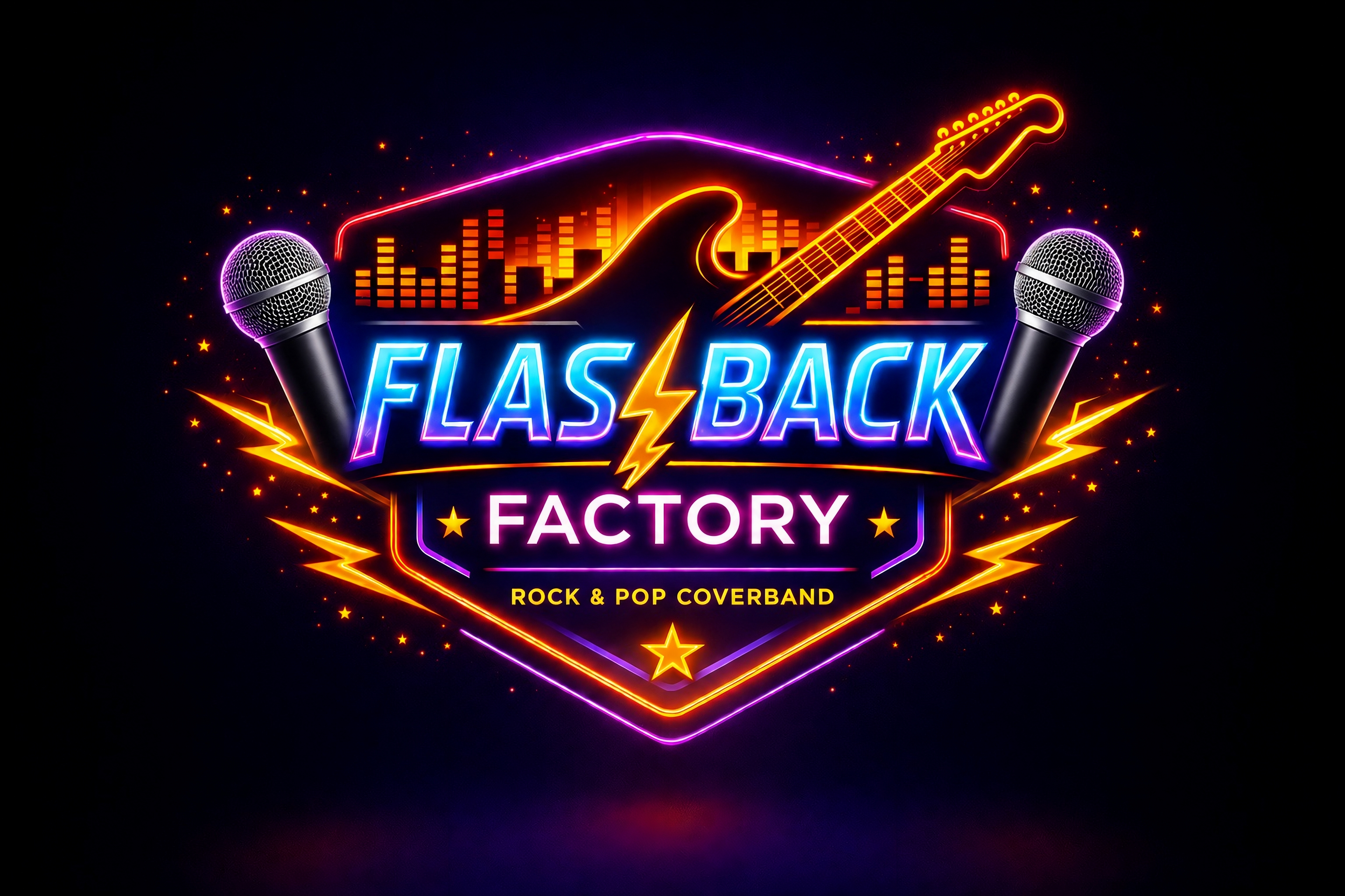 Flashback Factory – Rock & Pop Coverband Logo